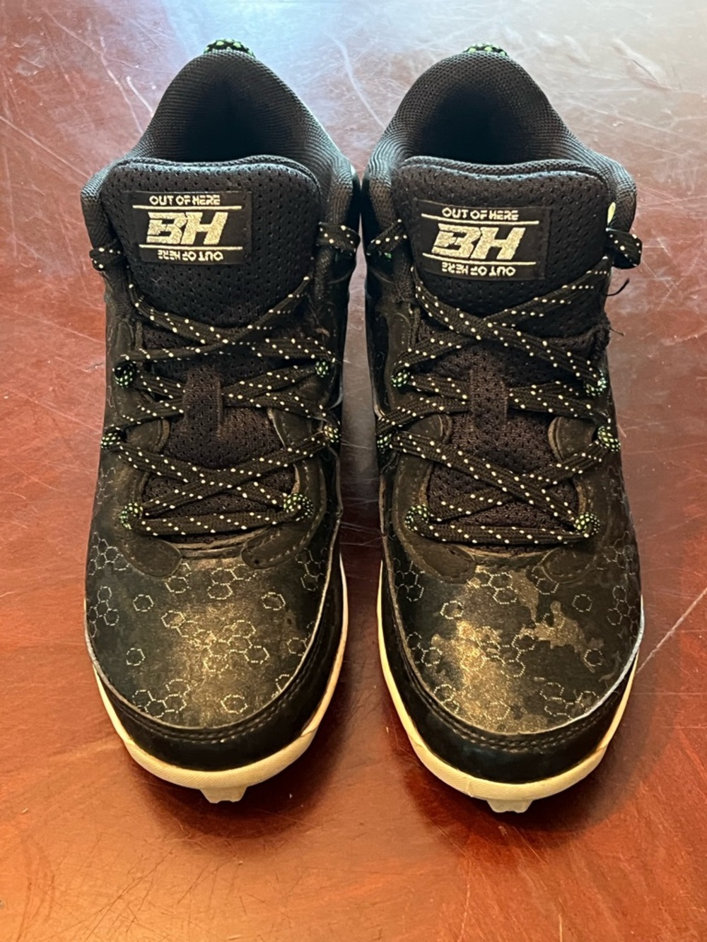 Under Armour Black Athletic Sneakers with Subtle Pattern